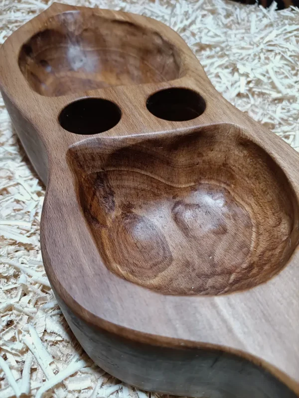 Coupelle apéro en bois de hêtre massif N°1 – Image 2