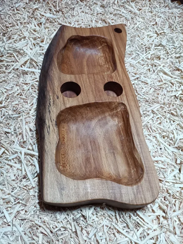 Coupelle apéro en bois de hêtre massif N°2 – Image 3