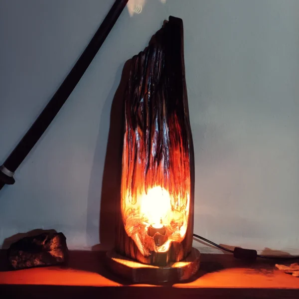 luminaire en bois